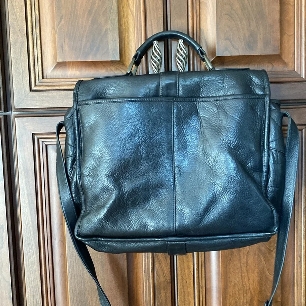 LEATHER CLAVA AMERICAN Satchel Bag